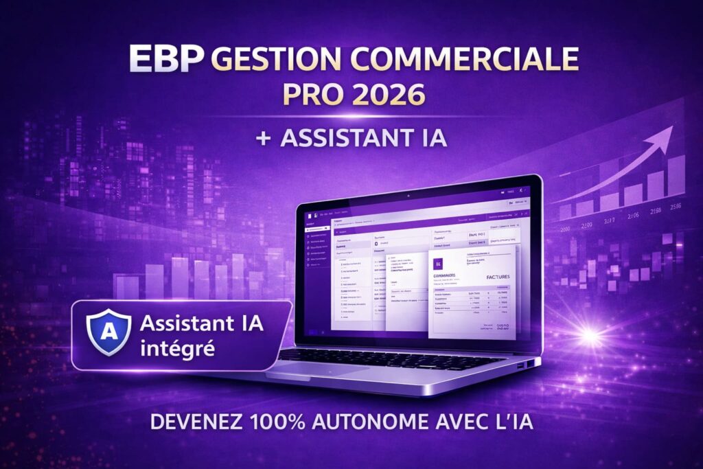 Formation EBP Gestion Commerciale Pro 2026 avec assistant IA et facturation électronique