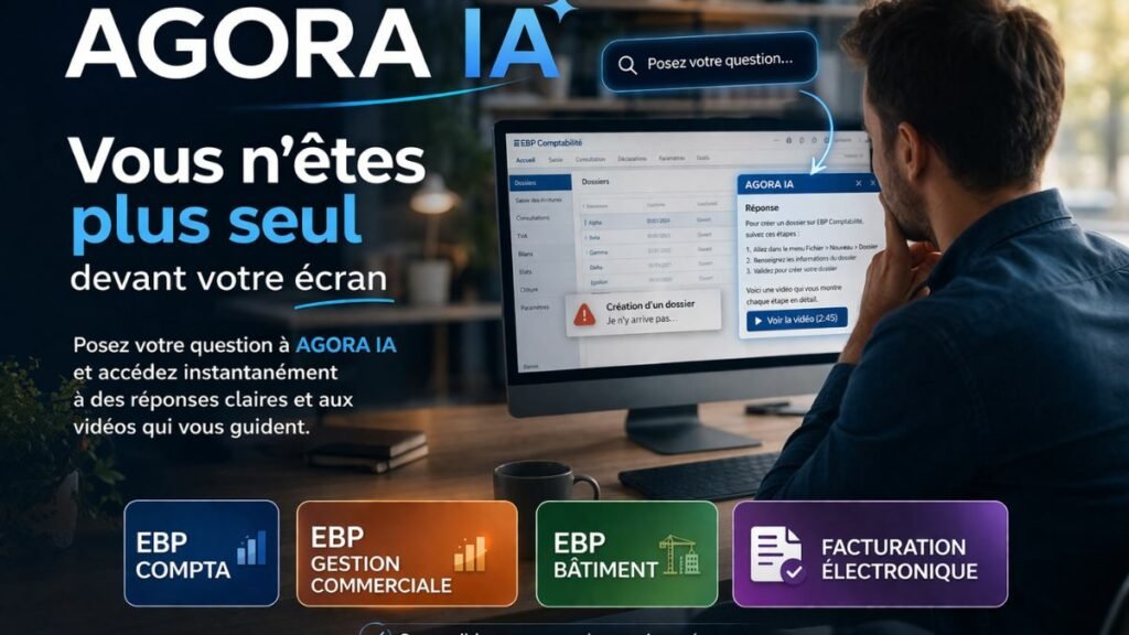 Formation EBP en ligne avec assistant IA AGORA pour apprendre plus rapidement