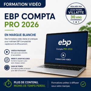 Formation vidéo EBP Compta PRO 2026 en marque blanche