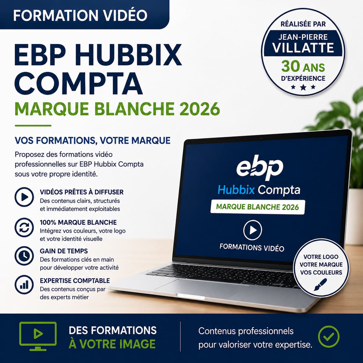 Formation vidéo EBP HUBBIX Compta en marque blanche