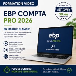 Formation vidéo EBP Compta PRO 2026 en marque blanche