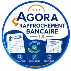 Logo AGORA RApprochement bancaire IA